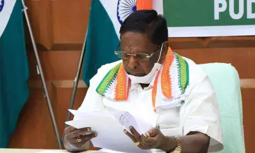 Puducherry Chief Minister V. Narayanasamy
