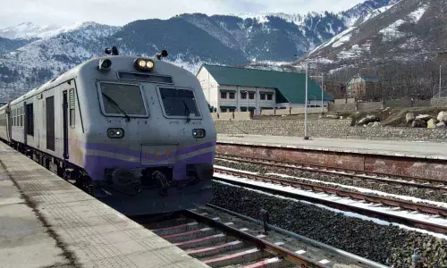 Train services resume in Kashmir Valley after 11 months