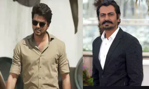 Actor Vijay and Nawazuddin Siddiqui