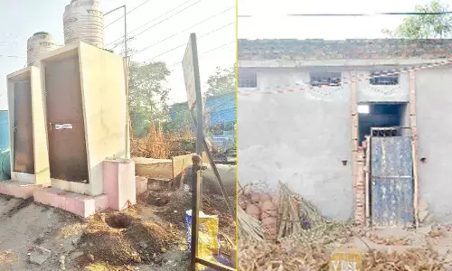 Public toilet works stuck in a limbo