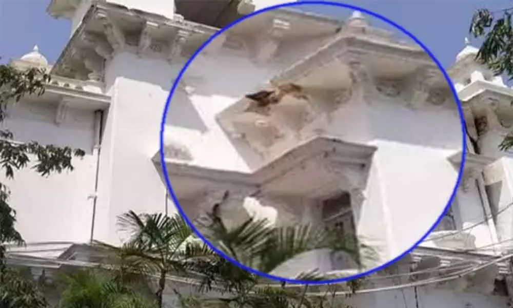 The Roof Of Telangana Assembly Gets Collapsed