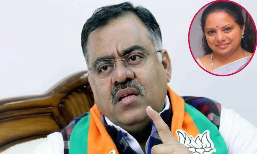 BJP Leader Tarun Chugh Make Serious Allegations On MLC Kavita