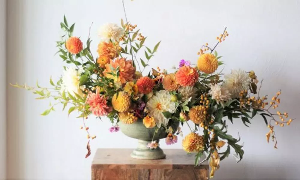 Ikebana enthusiasts host a colourful array of floral presentations