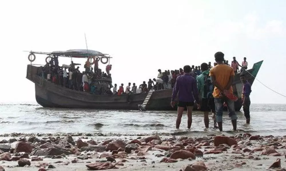 Navy, Coast Guard feeding stranded Rohingyas, but no rescue yet
