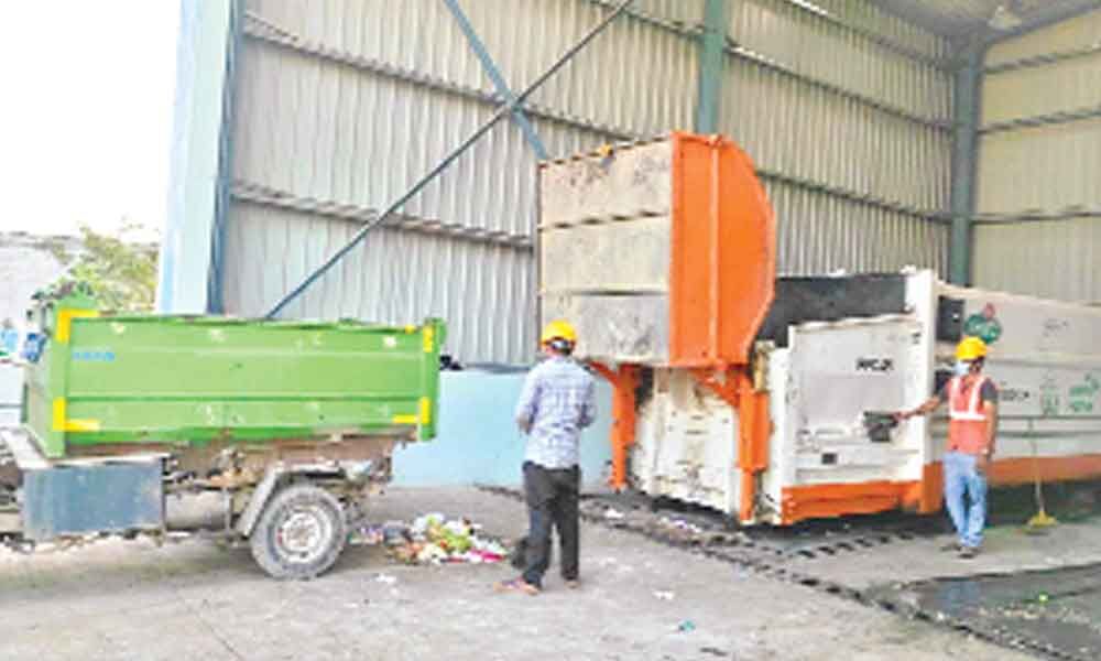 Hyderabad Additional garbage transfer station set up in Charminar zone
