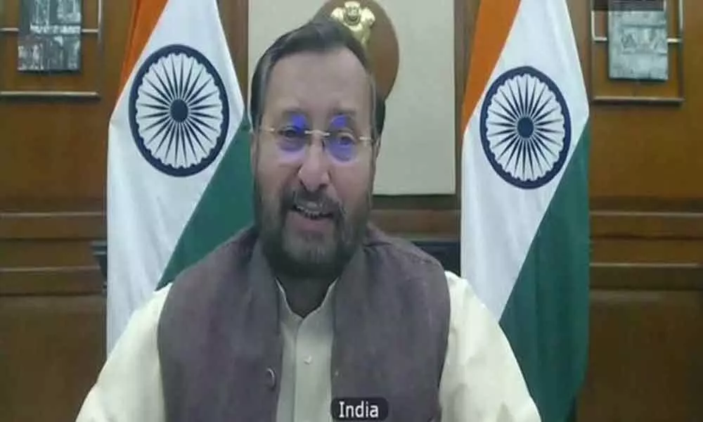 Prakash Javadekar, Union Minister of Environment, Forest and Climate Change on Tuesday used Sanskrit for the first time in United Nations Security Council (UNSC) Debate on climate change.