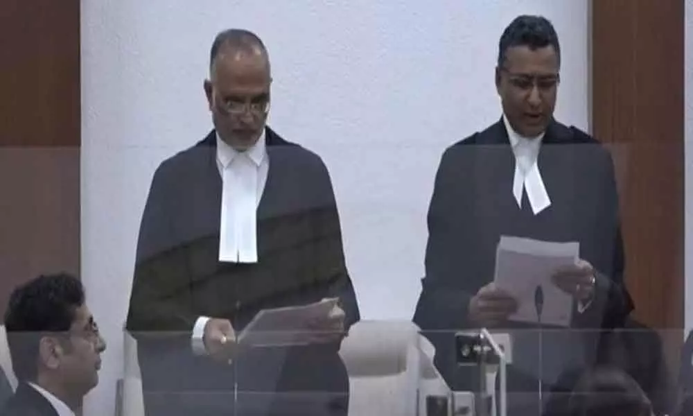 Two new judges took the oath of office in the Delhi High Court on Wednesday.