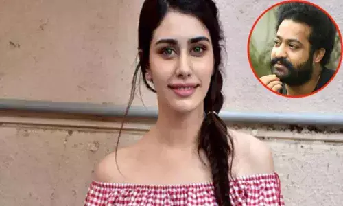 Warina Hussain and Jr NTR