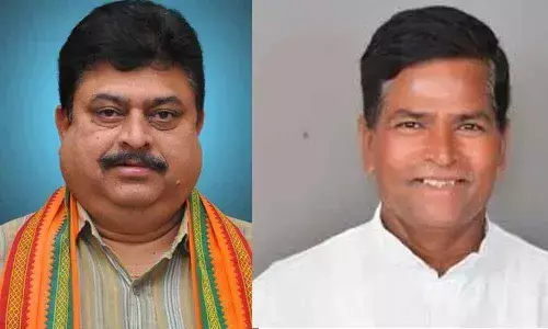 (BJP candidate Ramachandra Rao,Congress candidate Chinna Reddy)
