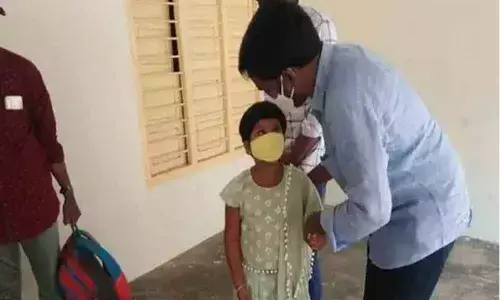 Krishna districts Vissannapeta Tahsildar Murali Krishna stood as a role model for many parents across the state by enrolling his daughter in government school