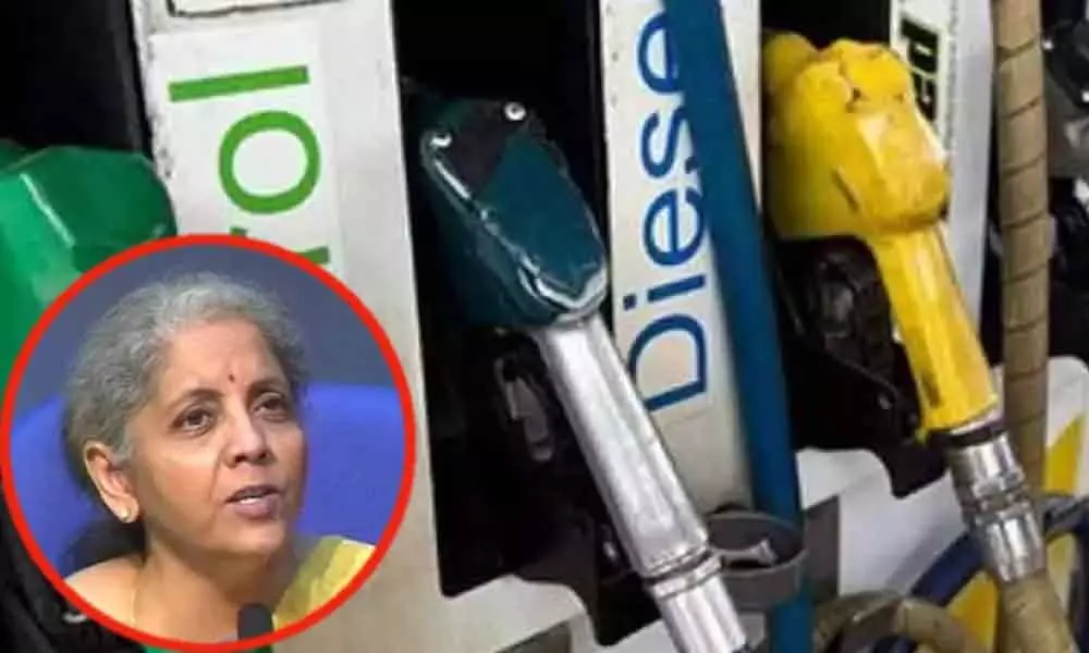 Nirmala Sitaraman over reduction of petrol and diesel prices