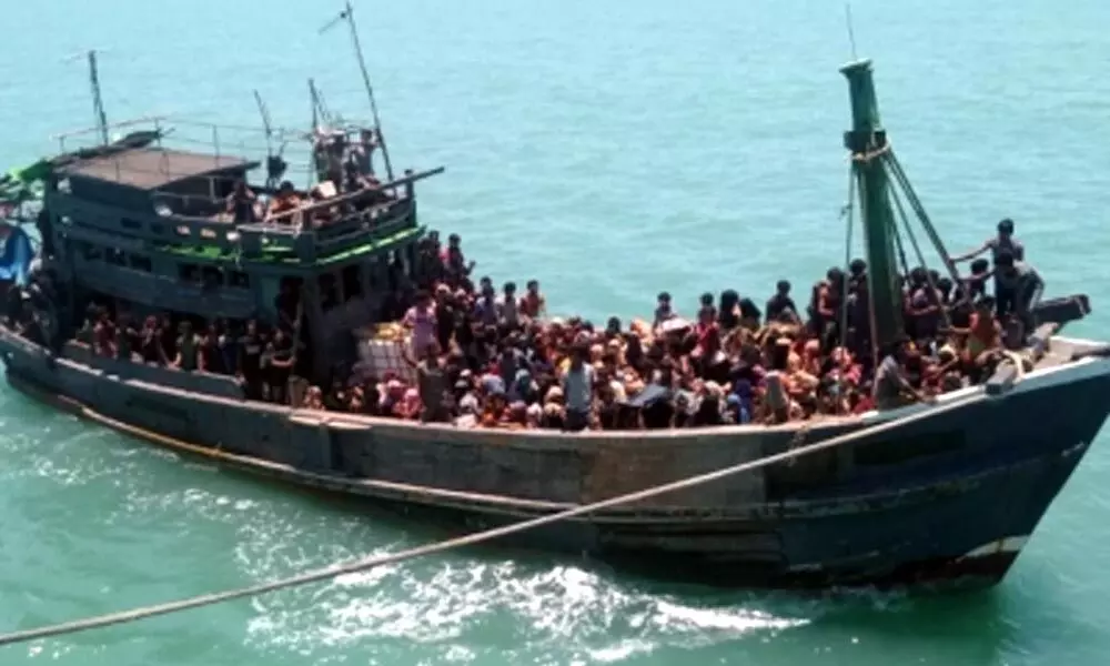 India talking to Bangladesh to take back sea-stranded Rohingyas