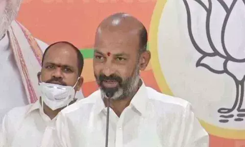 BJP state president Bandi Sanjay