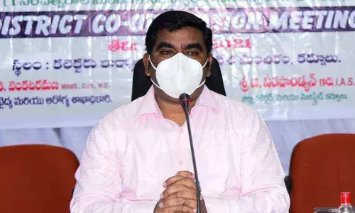 District collector G Veera Pandiyan