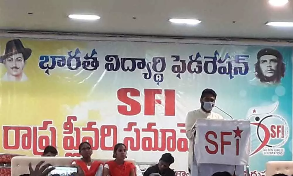 Government of India violating federal spirit in education reforms : SFI All India President VP Sanu