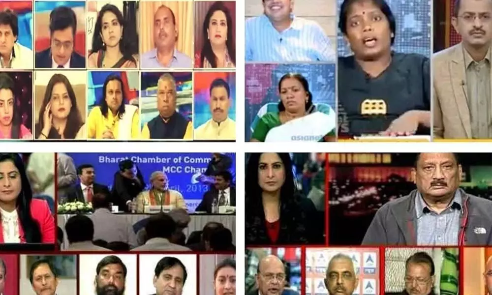 Appalling behaviour of TV channel participants