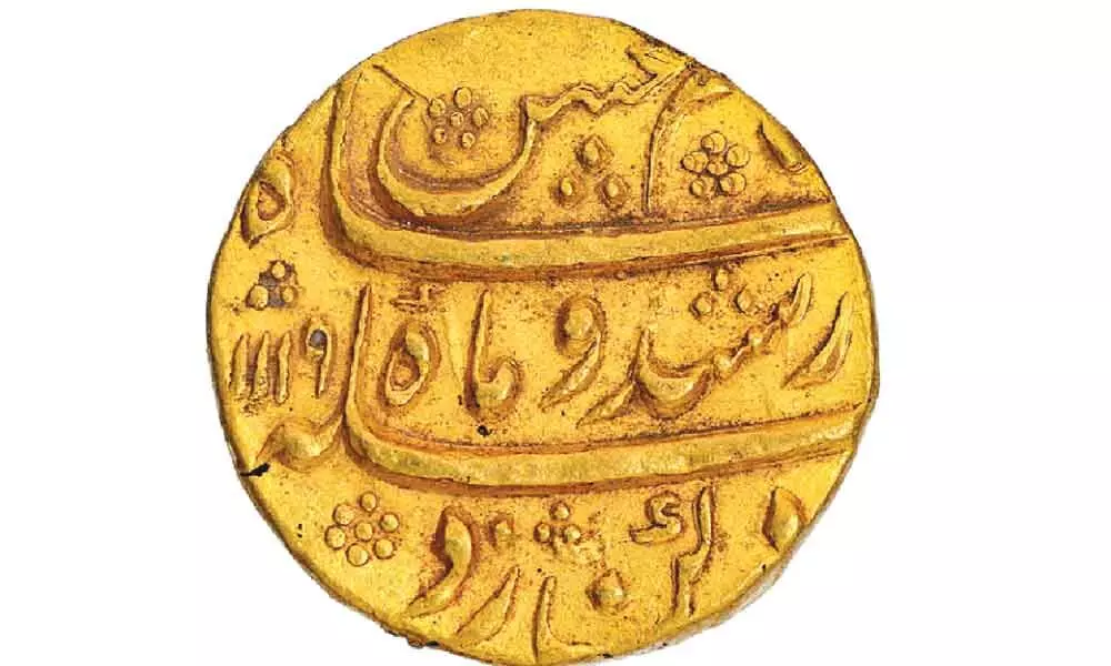 Rare Mughal gold coin set for auction at 45L reserve price
