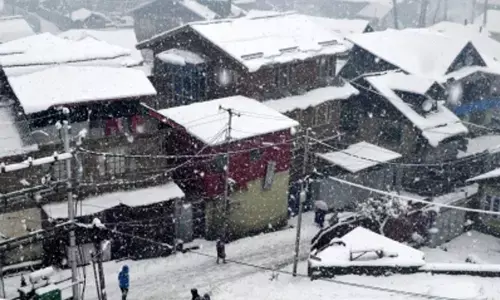 Fresh snowfall on Jammu and Kashmir mountains