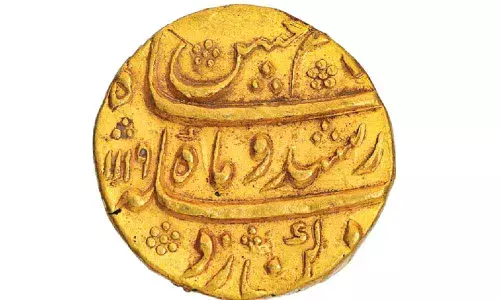 Rare Mughal gold coin set for auction at 45L reserve price