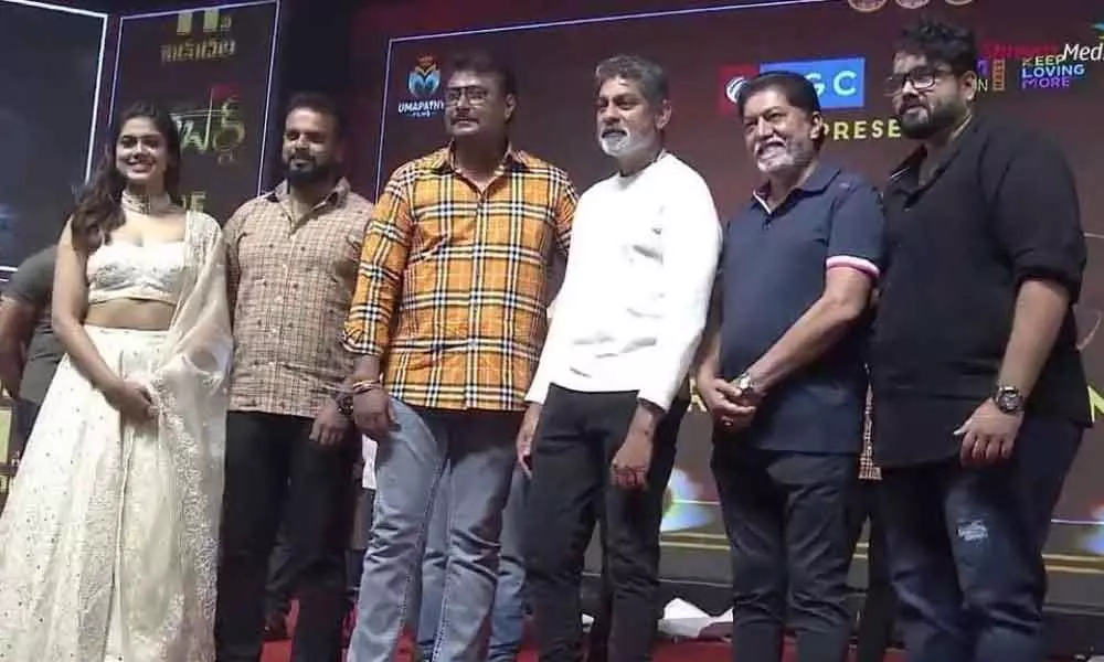 Kannadigas Speak From The Heart:Jagapathi Babu At Roberrt Telugu Pre-Release in Hyderabad