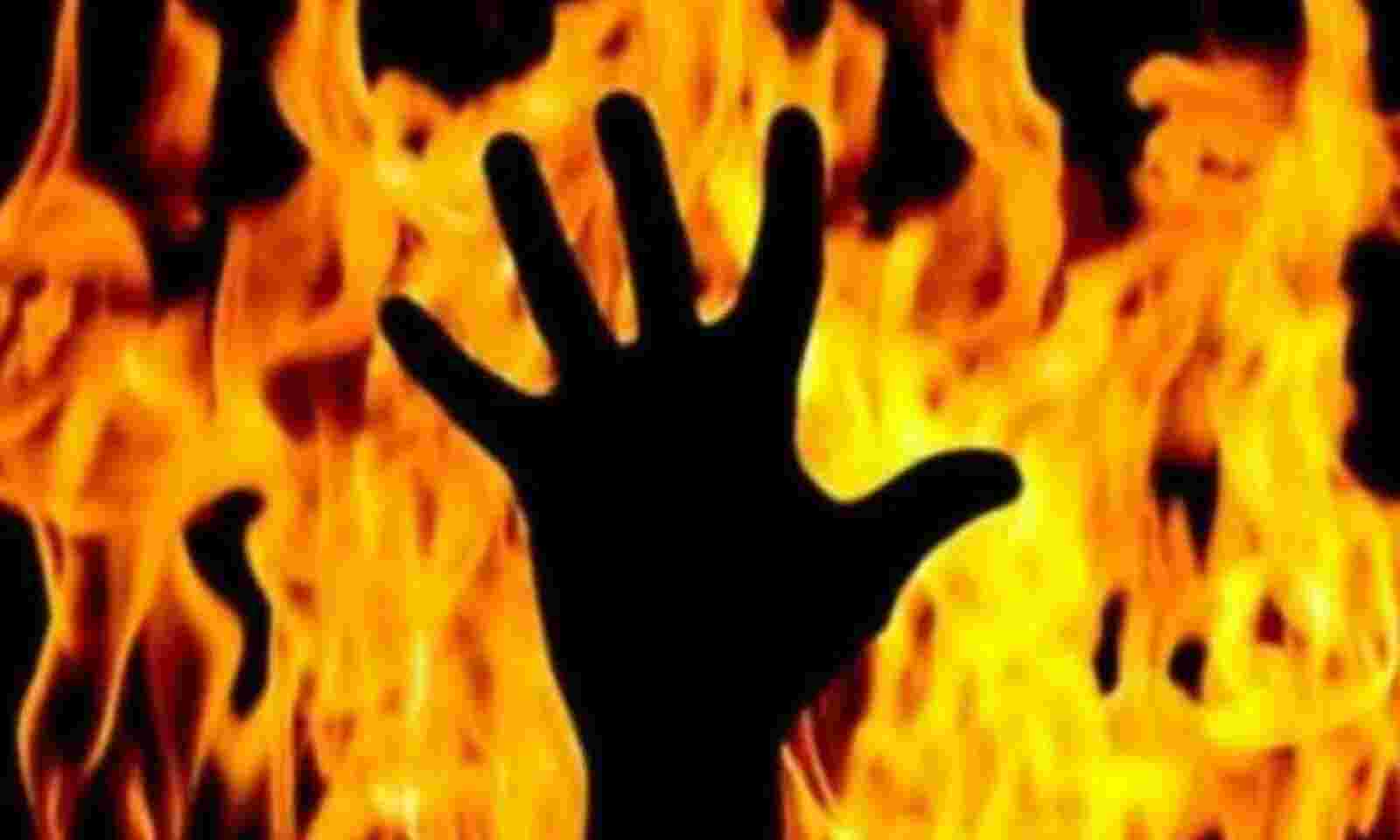 Andhra Pradesh: An old man burnt alive as hut catches fire in Srikakulam