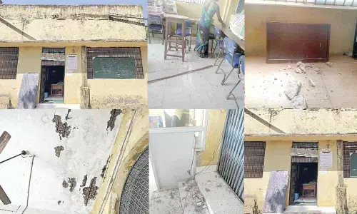 Tottering PR College Library cries for attention