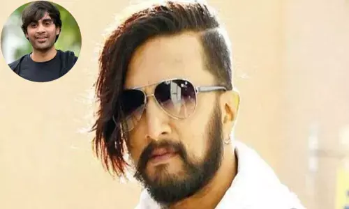 Kichcha Sudeep and director Sujeeth