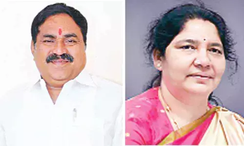 Errabelli Dayakar Rao(Left); Satyavathi Rathod(Right)