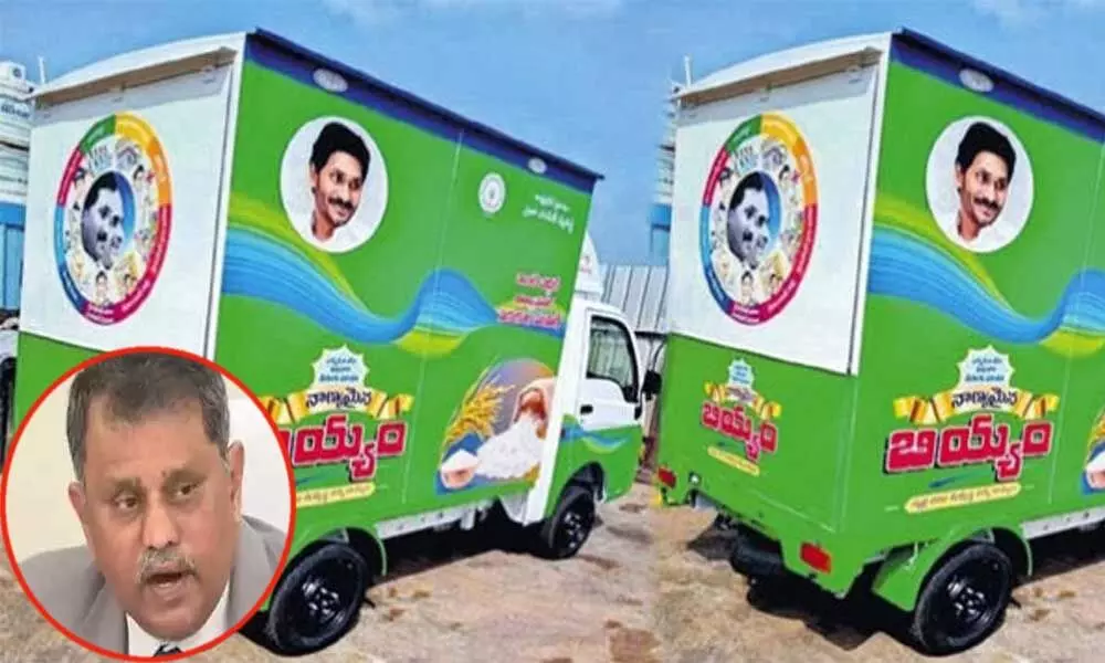 AP SEC Nimmagadda Ramesh withdraws orders to change colours on ration delivery vehicles