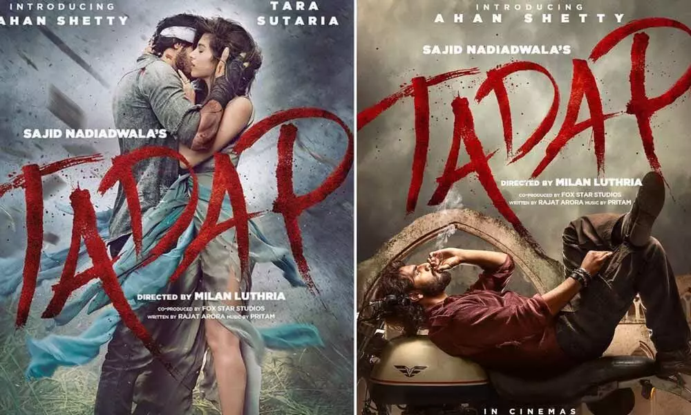 Tadap: Suniel Shetty’s Son Ahan Shetty Makes His Debut And The First Look Poster
