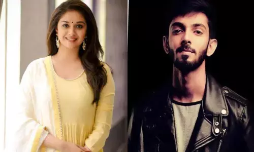 Keerthy Suresh and Anirudh Ravichander