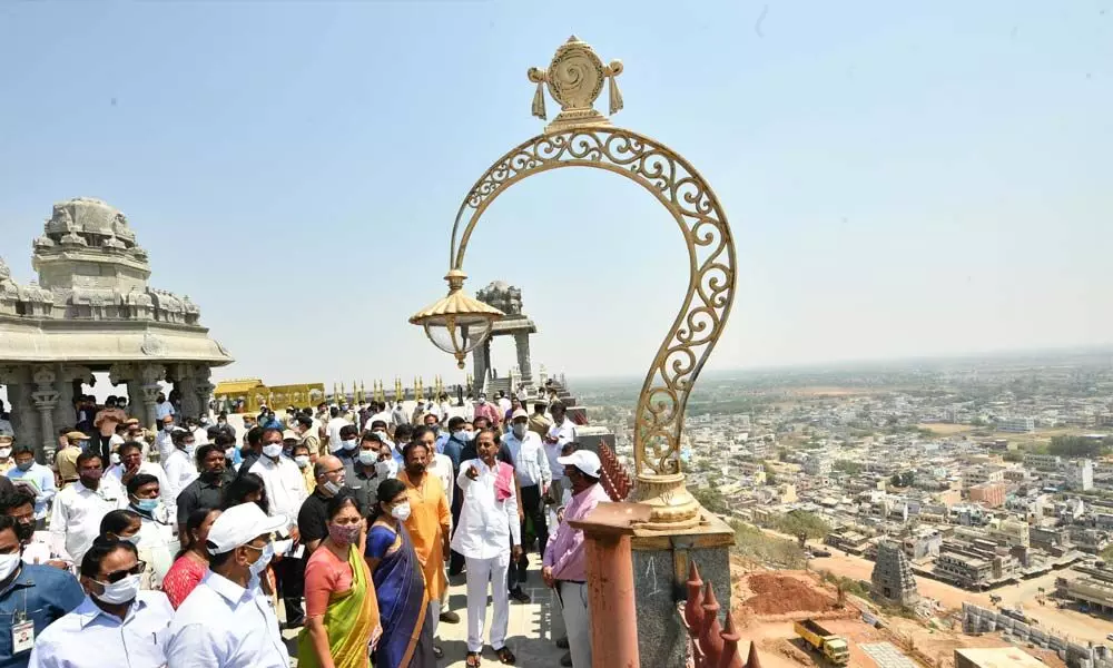 Sri Lakshmi Narasimha Swamy temple in Yadadri