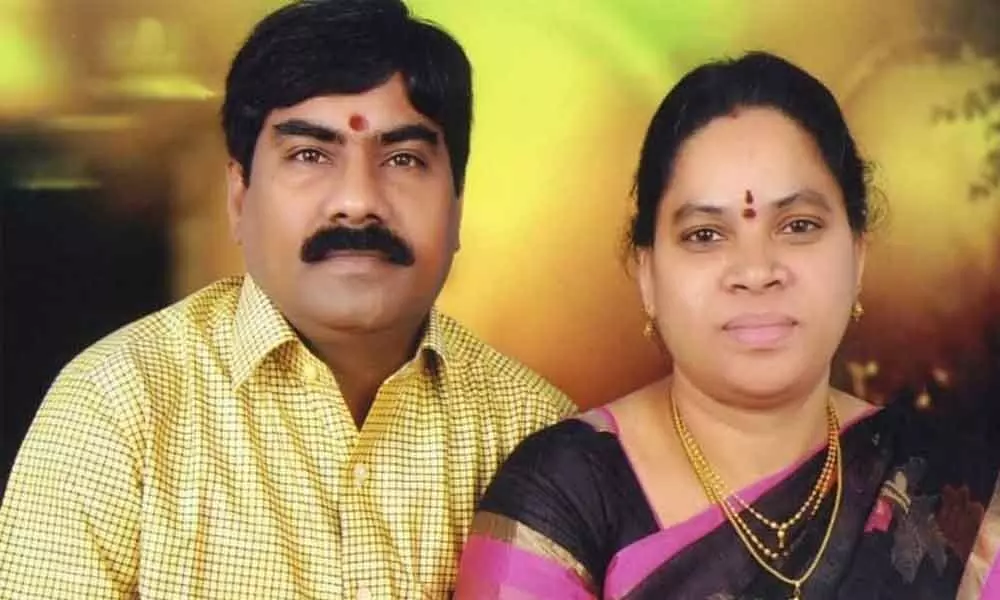 Lawyer Vamana Rao and his wife