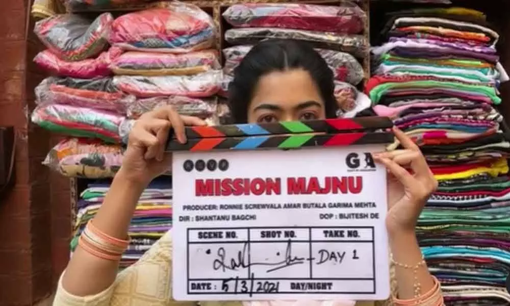 Mission Majnu: Rashmika Mandanna Shares A Glimpse From The First Day Shooting