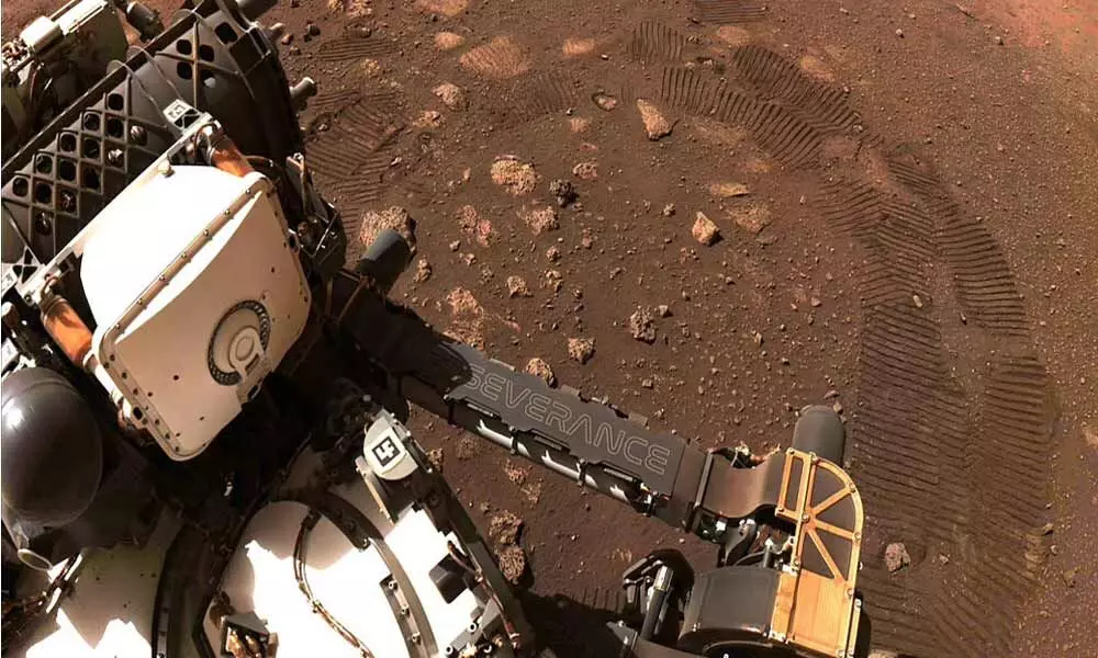 NASAs Perseverance rover performs first drive on Mars