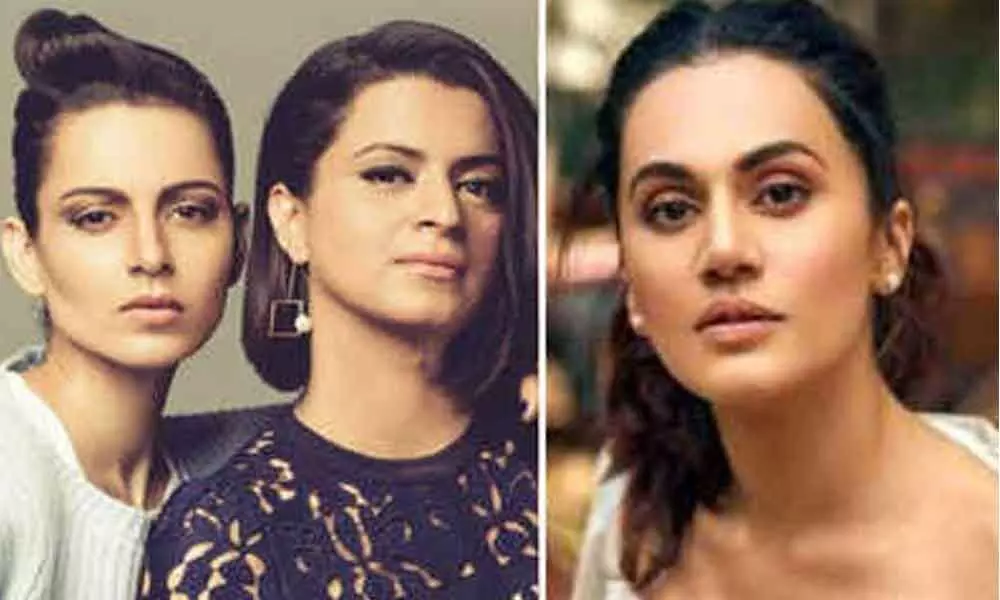 War between Tapsee and Kangana hots up in Twitter