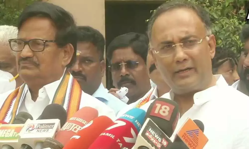 Tamil Nadu Congress chief KS Alagiri on Sunday announced that the party has reached a seat-sharing pact with Dravida Munnetra Kazhagam (DMK) and will contest 25 assembly seats in the upcoming Tamil Nadu elections.