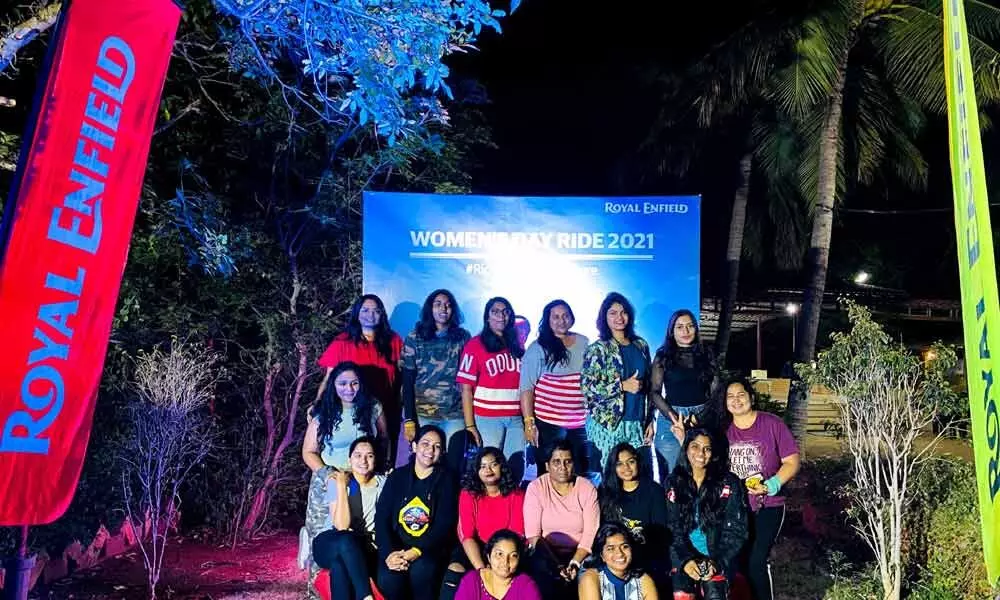 Royal Enfield celebrates International Women’s Day with ‘Ride after Dark’ in Hyderabad