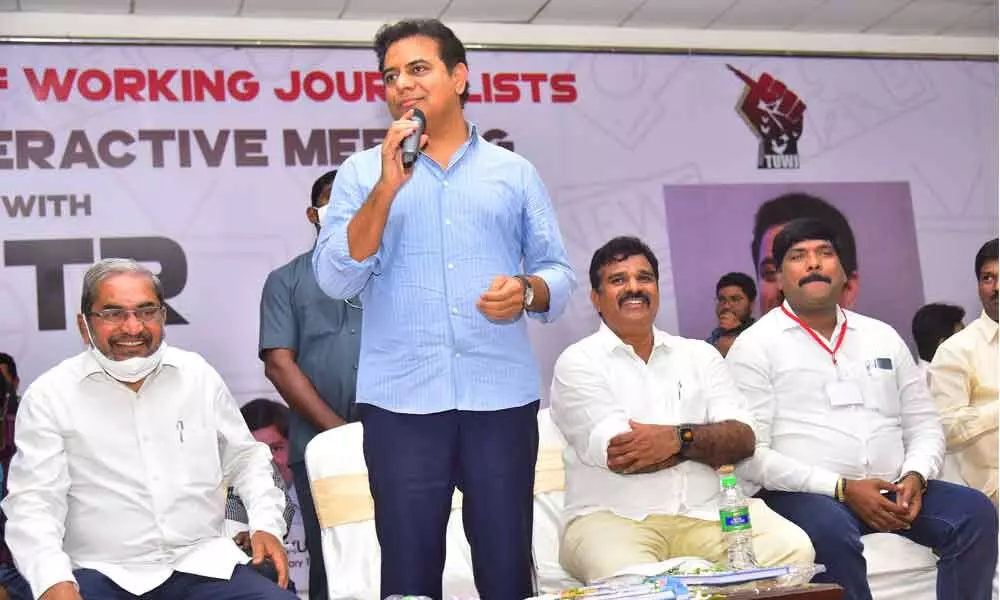 House sites, health cards for journos soon: KTR