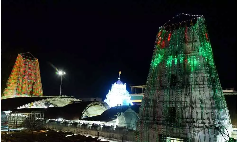 Vemulawada shrine decked up for Sivaratri fete