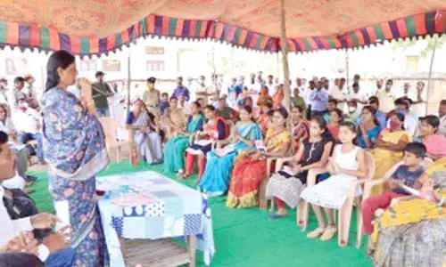 Sabitha campaigns for Surabhi Vani Devi