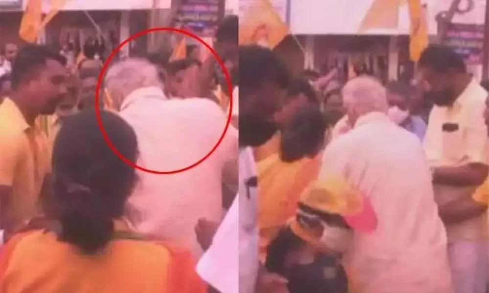 Andhra Pradesh: Ashok Gajapati Raju allegedly slaps a woman in Vizianagaram