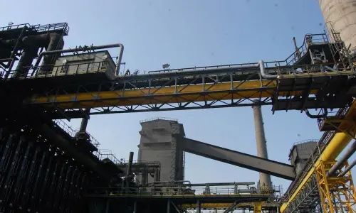 A view of Visakhapatnam Steel Plant