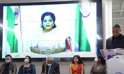 I dedicate this honour to millions of women who toil day in and day out and help their family, society, and the countries,” she said in her acceptance speech