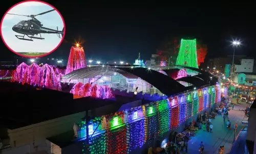 Telangana: Helicopter services for Vemulawada temple for Shivaratri