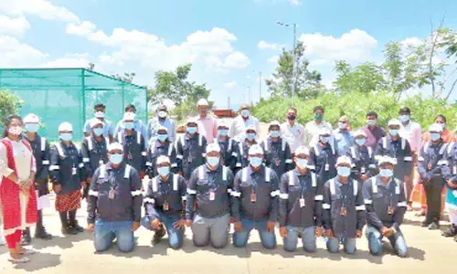 Trainees selected for the first batch of training in Sri City