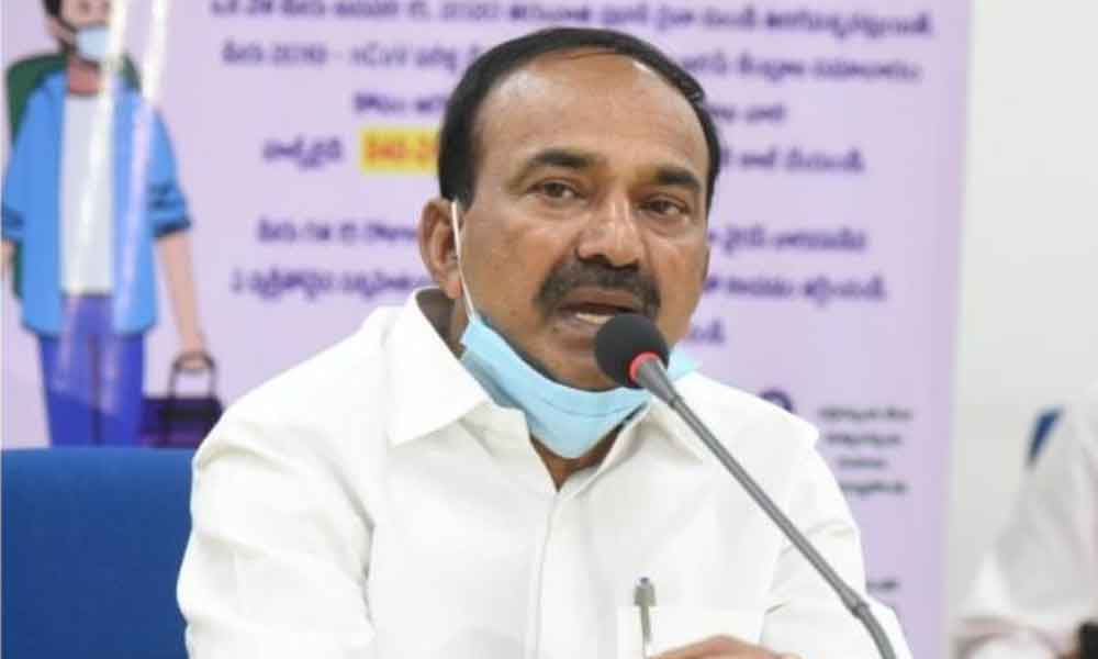 Health Minister Eatala Rajender