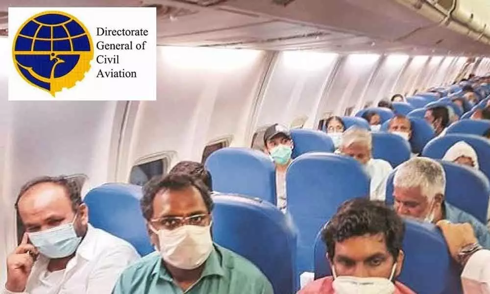 DGCA asks airlines to deboard passengers who do not wear masks properly despite repeated warnings