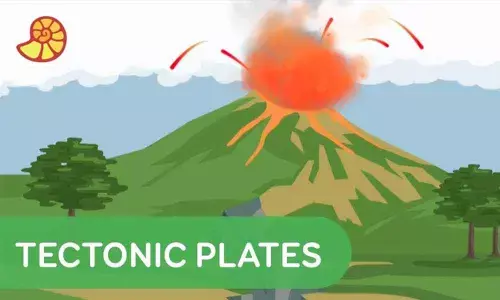 The Earth’s tectonic plates and volcanic activity