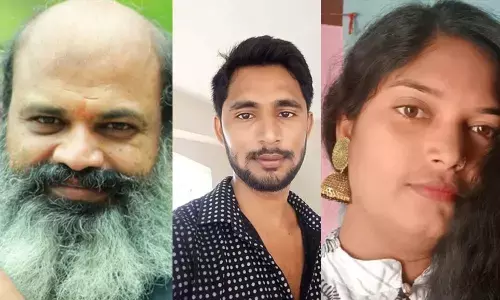 Artistes Gaddam Naveen, Dhanunjay and Sujatha